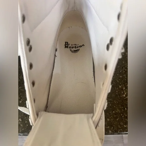 Dr. Martens Combs Platform Boot - Women's (Bright White) - Picture 14 of 15